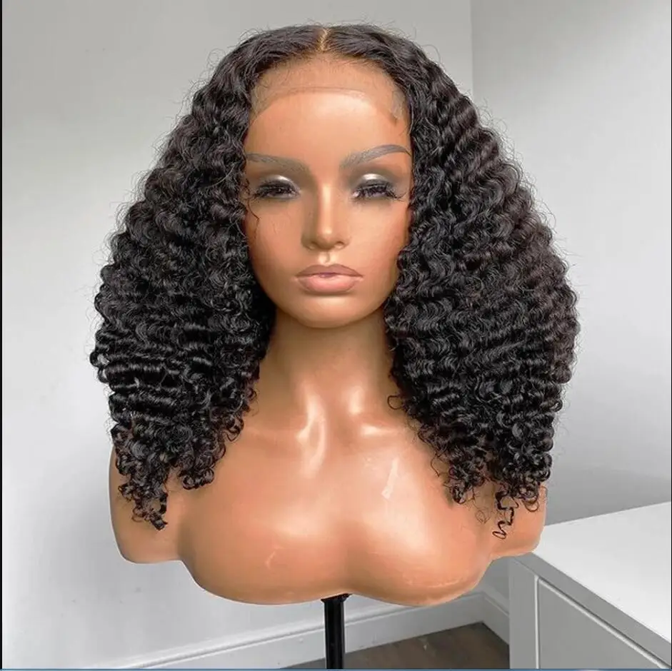 180Density Preplucked 26inch Black Kinky Curly Heat Resistant Lace Front Wig For Women BabyHair Glueless Daily
180Density Preplucked 26inch Black Kinky Curly Heat Resistant Lace Front Wig For Women BabyHair Glueless Daily