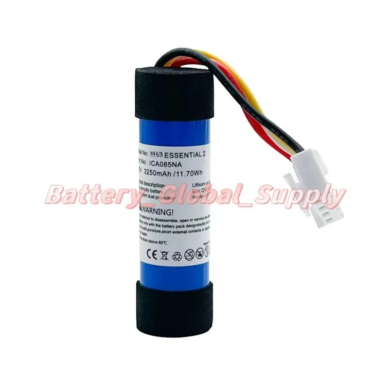 Applicable to ICA085NA flip, Bluetooth speaker battery 3.6V 3250mAh 1PCS new
Applicable to ICA085NA flip, Bluetooth speaker battery 3.6V 3250mAh 1PCS new