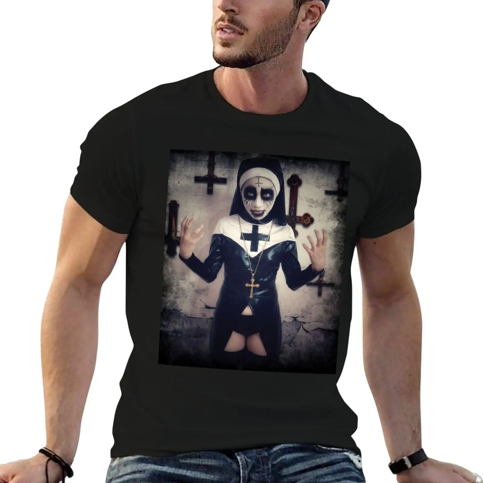 Satanic Nun 2 T-Shirt man t shirt heavy cotton t shirts for man slim fit t shirts cotton 100% T-shirt
Satanic Nun 2 T-Shirt man t shirt heavy cotton t shirts for man slim fit t shirts cotton 100% T-shirt