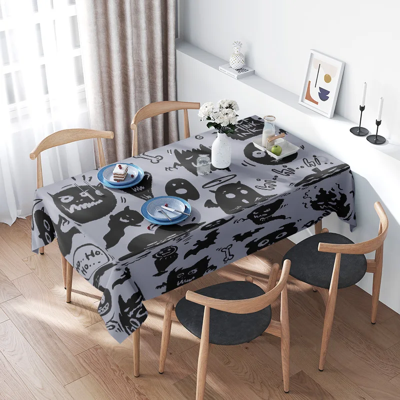 Modern Cartoon Print Tablecloth 2021 New Arrival Decoration Solid Color Non-Slip Waterproof Food Cover Home Decor Square Shape S
Modern Cartoon Print Tablecloth 2021 New Arrival Decoration Solid Color Non-Slip Waterproof Food Cover Home Decor Square Shape S