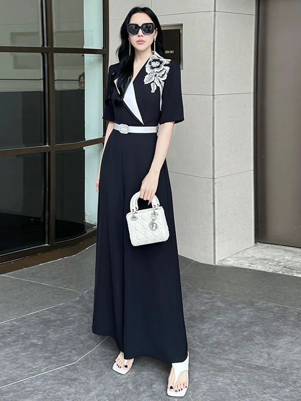 Ele для похудения, модный летний комбинезон с высокой талией и широкими брюками, цвет Blo, элитный женский комбинезон
Ele для похудения, модный летний комбинезон с высокой талией и широкими брюками, цвет Blo, элитный женский комбинезон