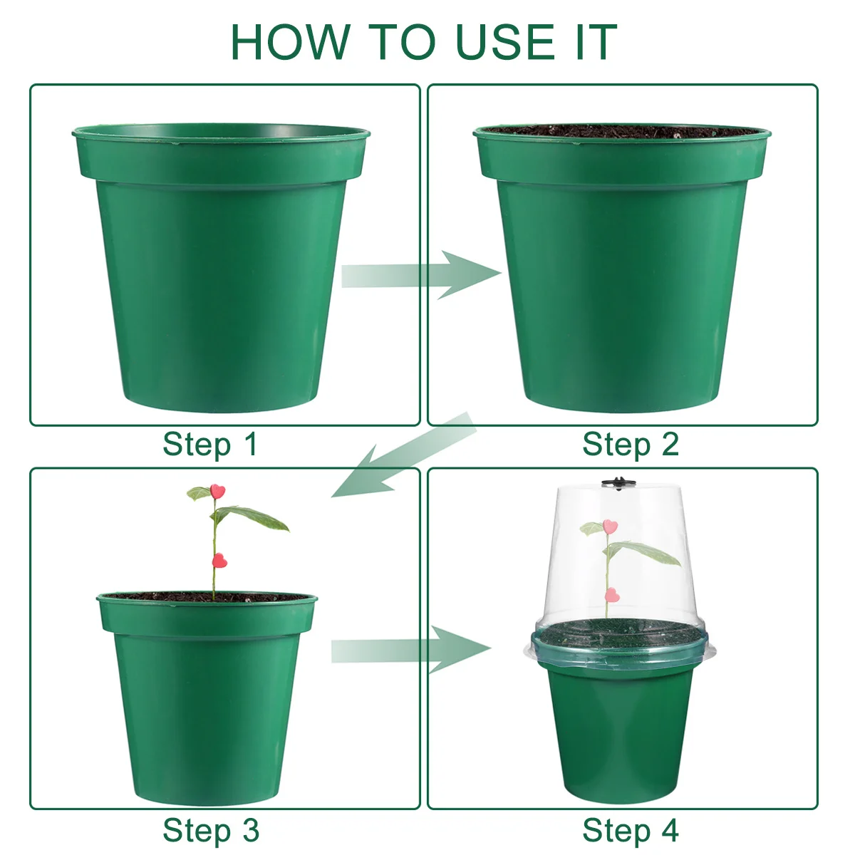 10 Pcs Flower Pot Interior Decorative Flowerpot Plant Planter Nursery Pots Planting Container Small Clear Plants Artificial
10 Pcs Flower Pot Interior Decorative Flowerpot Plant Planter Nursery Pots Planting Container Small Clear Plants Artificial