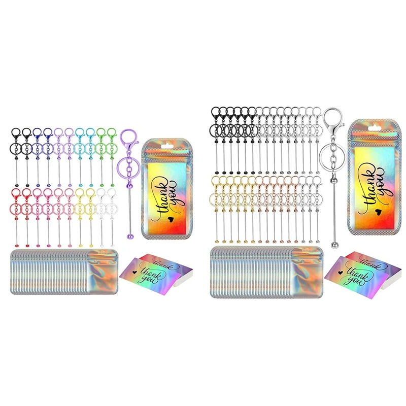 NEW-Beaded Key Chains Bulk Hologram Bags Thank You Cards DIY Pendant Craft Jewelry Making
NEW-Beaded Key Chains Bulk Hologram Bags Thank You Cards DIY Pendant Craft Jewelry Making