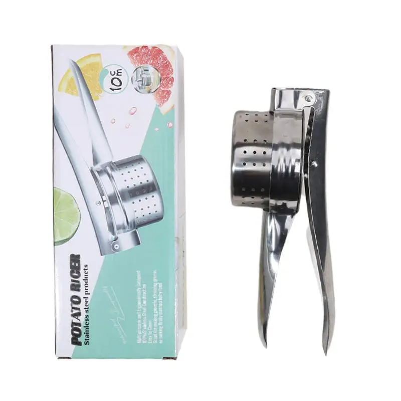 Masher Ricer Press Mashed Potatoes Stainless Steel Crushing Puree Fruit Vegetable SqueezerJuicer Press Maker Kitchen Tools
Masher Ricer Press Mashed Potatoes Stainless Steel Crushing Puree Fruit Vegetable SqueezerJuicer Press Maker Kitchen Tools