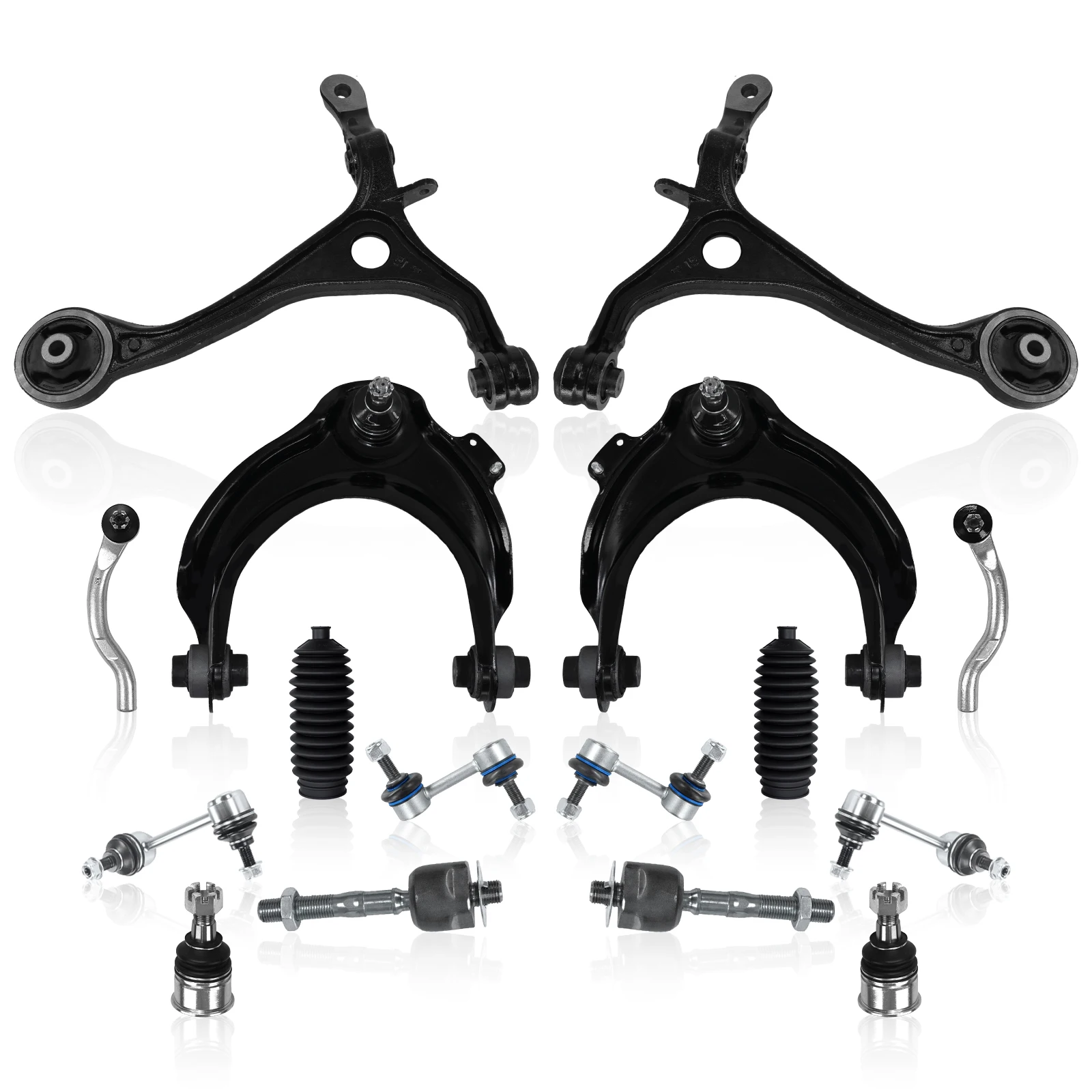 AzbuStag Front Upper Lower Control Arm Sway Bar End Link 16Pcs for HONDA ACCORD ACURA TSX 2003 - 2008
AzbuStag Front Upper Lower Control Arm Sway Bar End Link 16Pcs for HONDA ACCORD ACURA TSX 2003 - 2008
