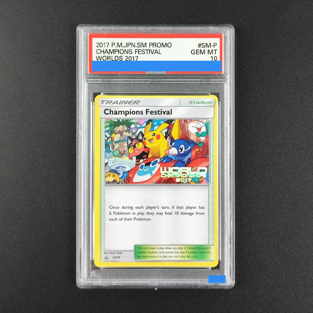 Proxy DIY Hot! 2017 JP Champions Festival Card - 10/10 Gem MT Pokemon SM Promo, Worlds 2017 Trainer Collectible Rating Cards 10
Proxy DIY Hot! 2017 JP Champions Festival Card - 10/10 Gem MT Pokemon SM Promo, Worlds 2017 Trainer Collectible Rating Cards 10