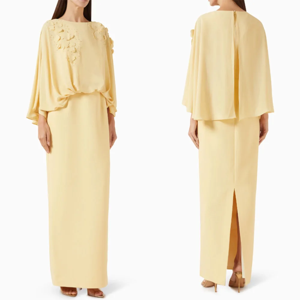 Высококачественные индивидуальные аппликации длиной до щиколотки желтого цвета с длинными рукавами فساتين значительноن requireبات ознапы Vestidos De Boda Para Fiestas فساتين
Высококачественные индивидуальные аппликации длиной до щиколотки желтого цвета с длинными рукавами فساتين значительноن requireبات ознапы Vestidos De Boda Para Fiestas فساتين