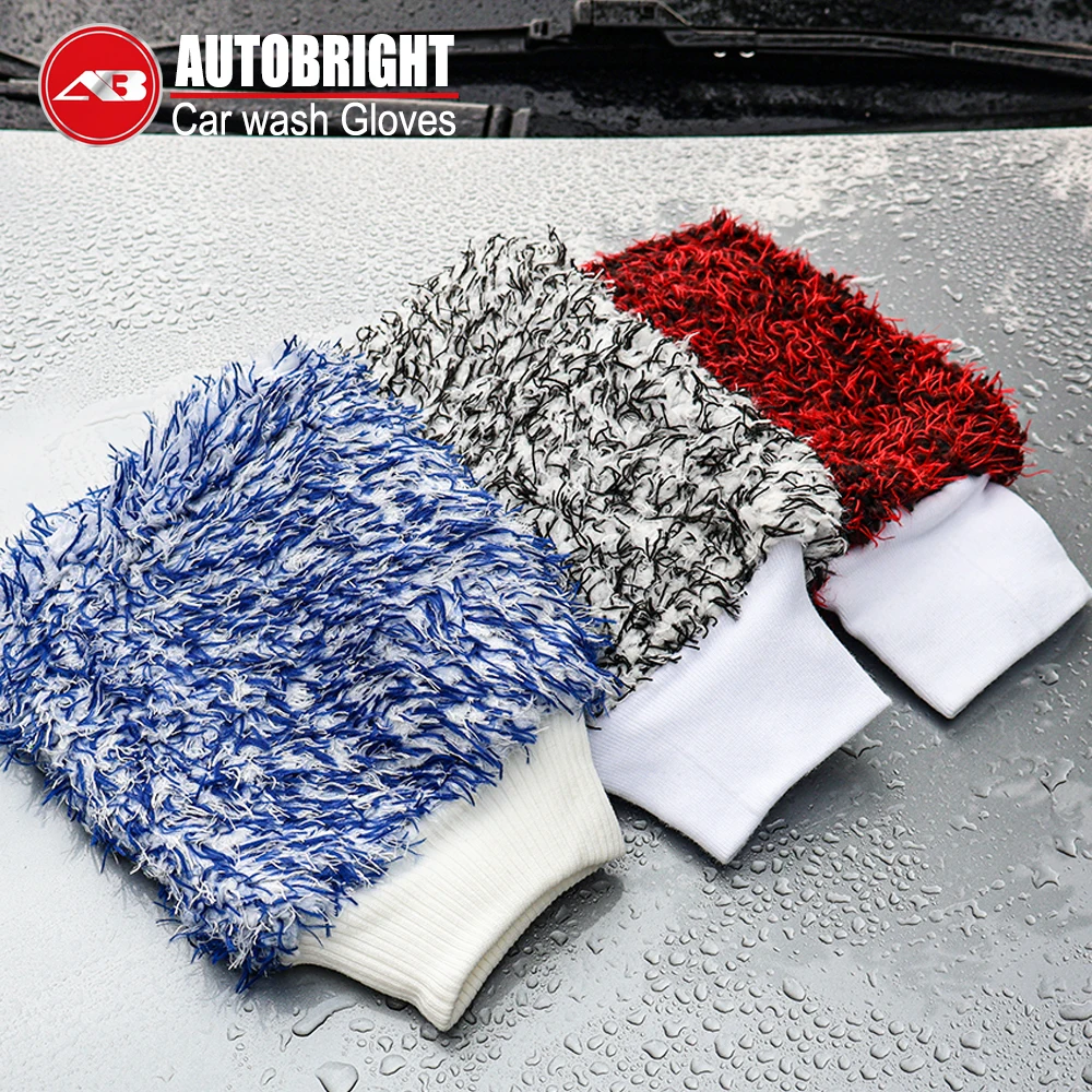 AUTOBRIGHT 3 Color Car Washing Glove Cleaning Polishing Glove Double Sided Microfiber Cleaning Tool Suitable Cars SUV Trucks
AUTOBRIGHT 3 Color Car Washing Glove Cleaning Polishing Glove Double Sided Microfiber Cleaning Tool Suitable Cars SUV Trucks