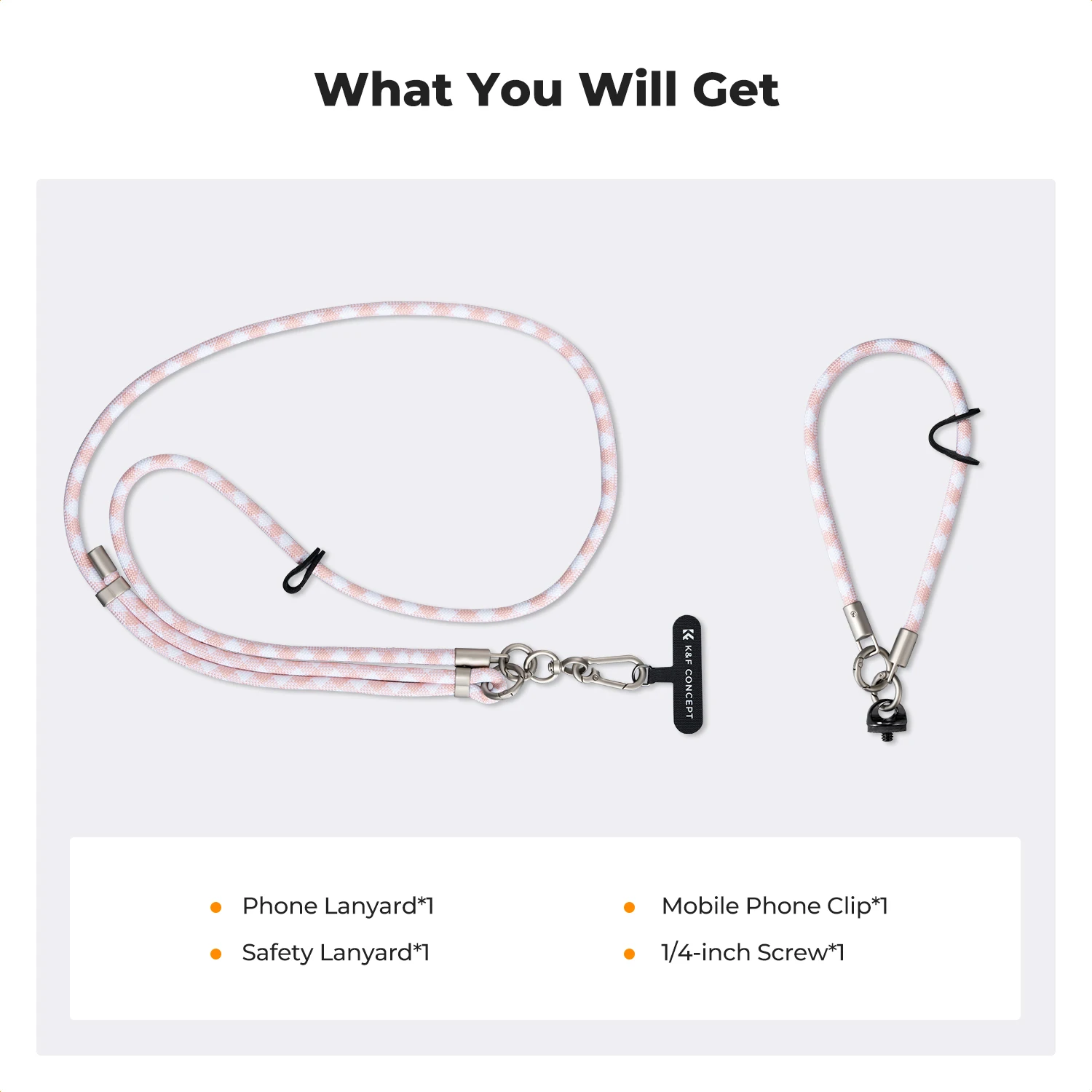 Ремешок на шею K&F CONCEPT с винтом 1/4 дюйма, универсальный наплечный ремень для DJI Osmo Pocket 3/iPhone/Insta360/GoPro/экшн-камер
Ремешок на шею K&F CONCEPT с винтом 1/4 дюйма, универсальный наплечный ремень для DJI Osmo Pocket 3/iPhone/Insta360/GoPro/экшн-камер