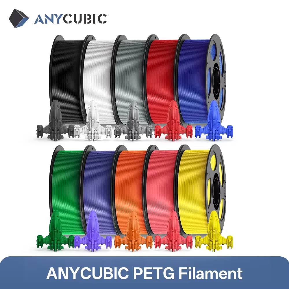 5KG ANYCUBIC PETG Filament 1.75mm Multicolor 3D Printer Plastic Water Proof Impact Resist 3D Printing Naterial for 3D Printer
5KG ANYCUBIC PETG Filament 1.75mm Multicolor 3D Printer Plastic Water Proof Impact Resist 3D Printing Naterial for 3D Printer