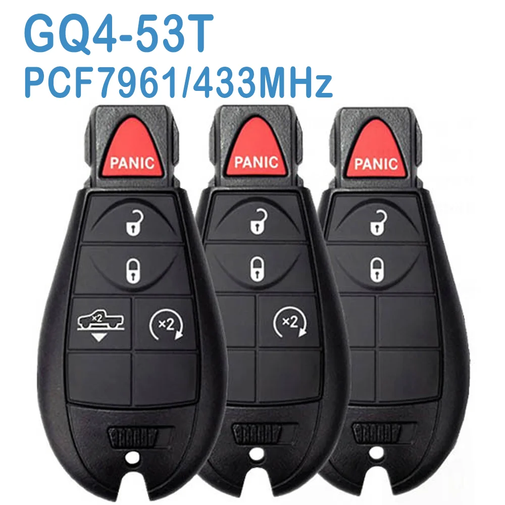 GQ4-53T Original Auto Smart Remote 3/4/5 Buttons 433MHz PCF7961A Chip Replace Car Key For Dodge RAM 2013-2016 
GQ4-53T Original Auto Smart Remote 3/4/5 Buttons 433MHz PCF7961A Chip Replace Car Key For Dodge RAM 2013-2016