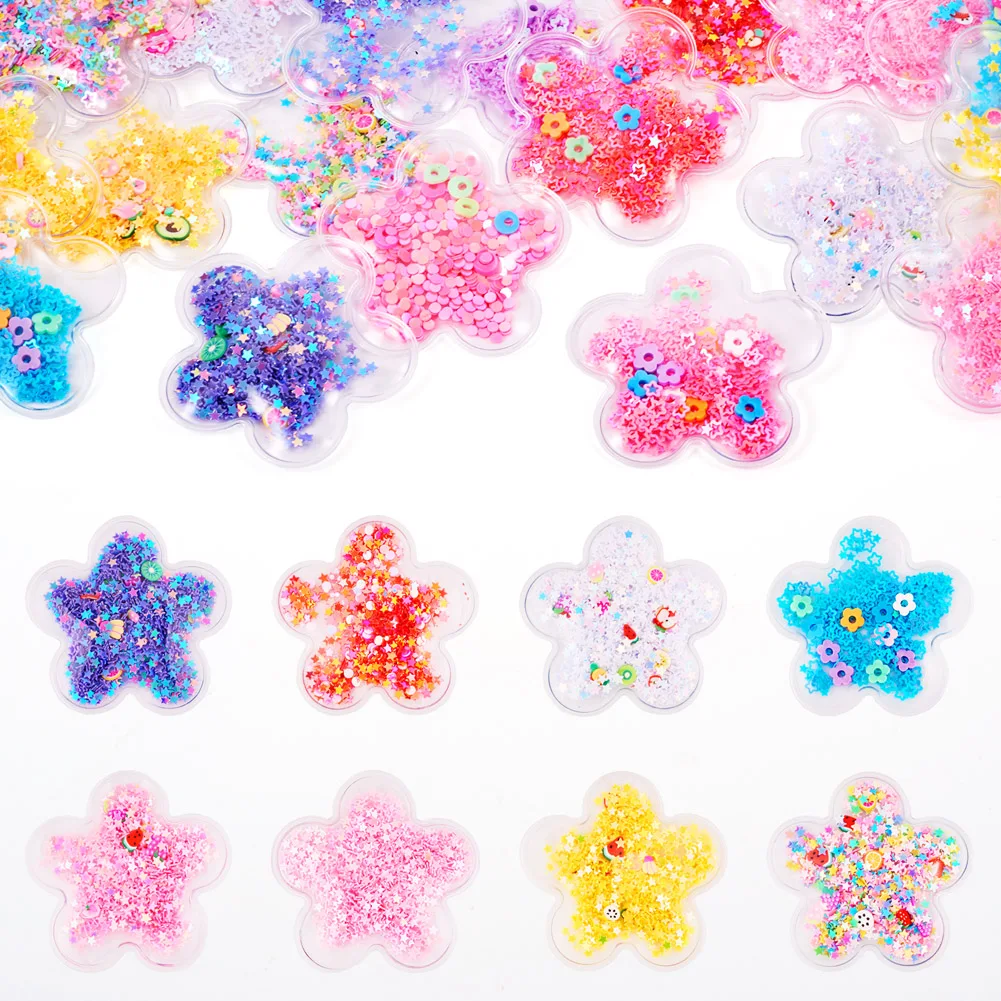 25Pcs PVC Plastic Cabochons Girls Y2K Snap Flower Hair Clip Accessories for DIY Snap Hair Clips Making Pin Key Accessories
25Pcs PVC Plastic Cabochons Girls Y2K Snap Flower Hair Clip Accessories for DIY Snap Hair Clips Making Pin Key Accessories