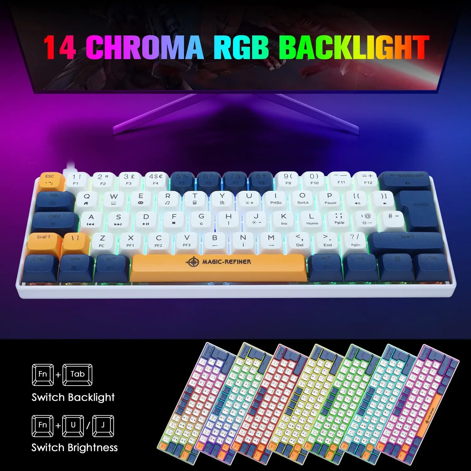 Clearance Sale ZIYOU LANG MK21 60% Wired Mechanical Gaming Keyboard RGB PBT Sublimation Red Switch
Clearance Sale ZIYOU LANG MK21 60% Wired Mechanical Gaming Keyboard RGB PBT Sublimation Red Switch