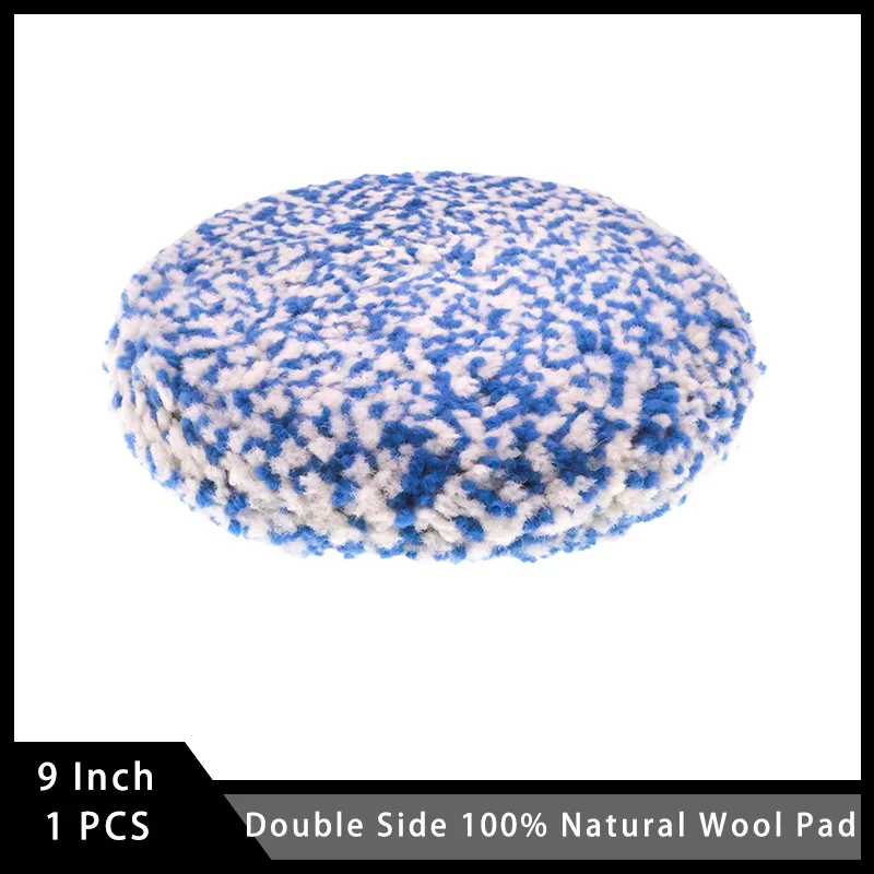 9 Inch Wool Buffing Pad 1 Pcs Double Side 100% Natural Wool Pad 5/8-11 Thread for Compound Cutting and Polishing Automotive
9 Inch Wool Buffing Pad 1 Pcs Double Side 100% Natural Wool Pad 5/8-11 Thread for Compound Cutting and Polishing Automotive