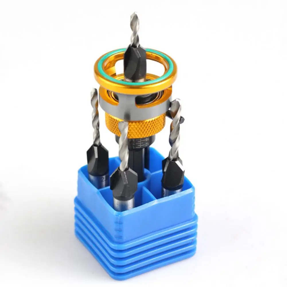 Hss M2 Drill Bits Countersink Drill Bit Set with Adjustable Depth Stop Hss M2 High Speed Steel Spiral Flute Bits Quick Change
Hss M2 Drill Bits Countersink Drill Bit Set with Adjustable Depth Stop Hss M2 High Speed Steel Spiral Flute Bits Quick Change