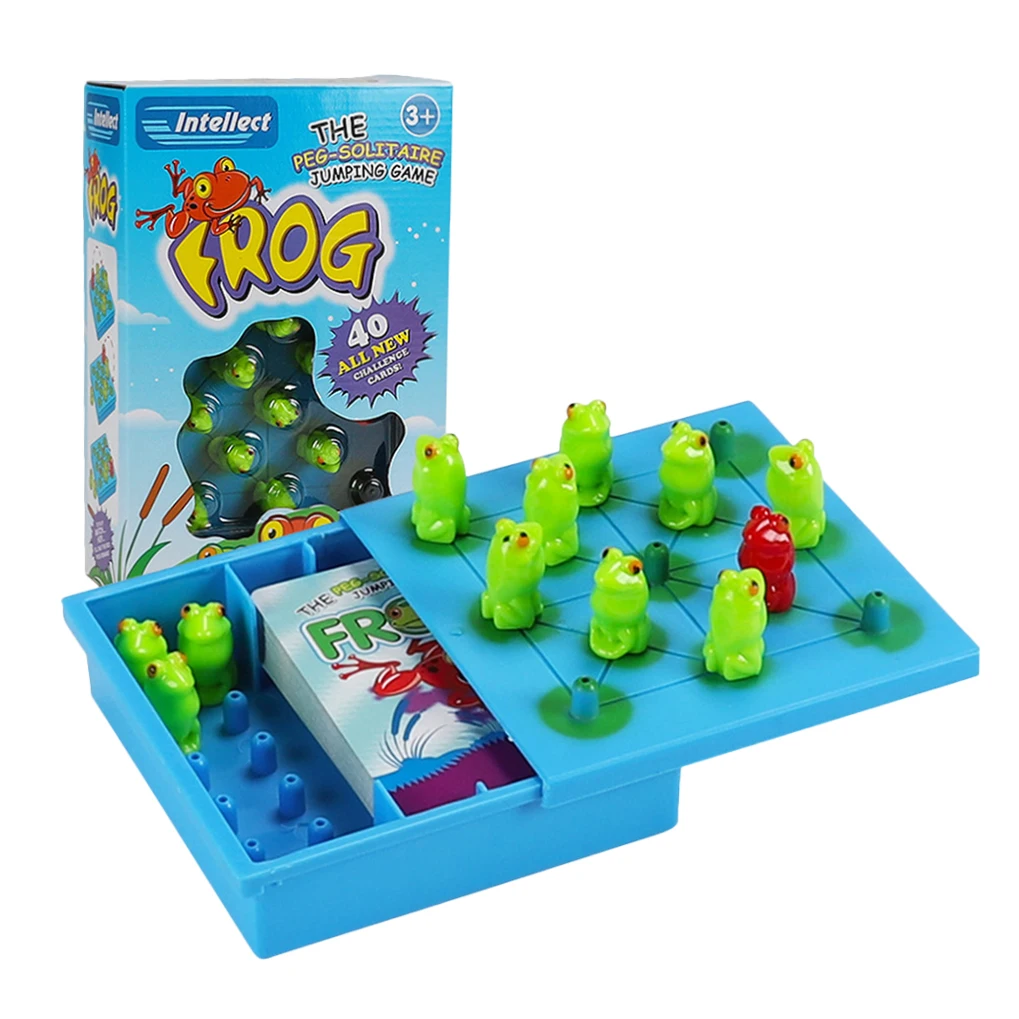 Frog Checkers Funny Game Chessboard Toy Kids Playing Balance Children Learning Toys Plastic Baby Training
Frog Checkers Funny Game Chessboard Toy Kids Playing Balance Children Learning Toys Plastic Baby Training