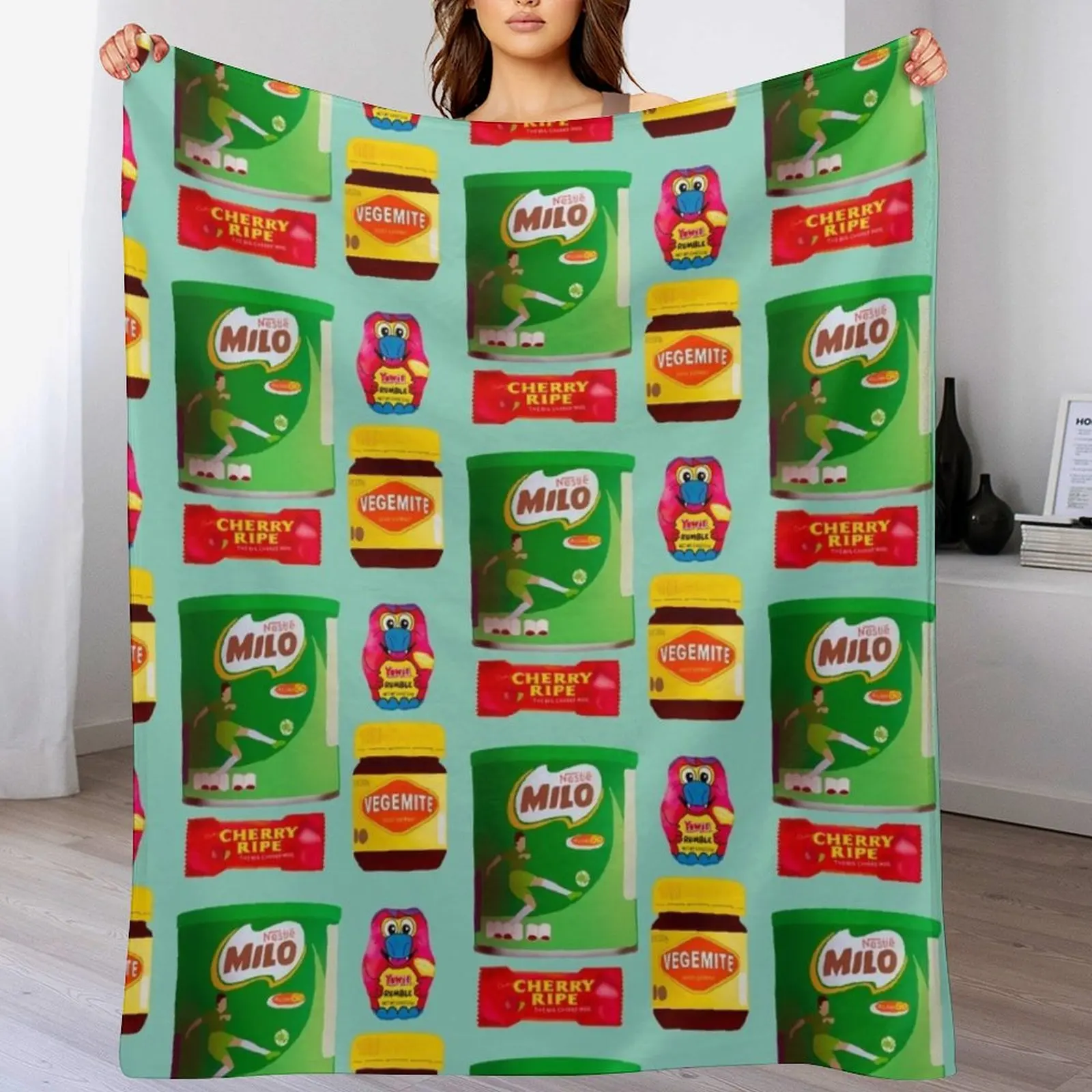 Australian Snacks Throw Blanket Cozy Napping Blanket Gift for Mom Dad
Australian Snacks Throw Blanket Cozy Napping Blanket Gift for Mom Dad