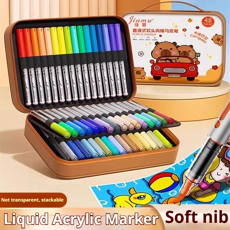 Маркеры для акриловых красок с высокой степенью покрытия, набор ручек для акриловых красок с кончиком кисти для рукоделия и художественных принадлежностей, набор для рисования с холщовой сумкой
Маркеры для акриловых красок с высокой степенью покрытия, набор ручек для акриловых красок с кончиком кисти для рукоделия и художественных принадлежностей, набор для рисования с холщовой сумкой