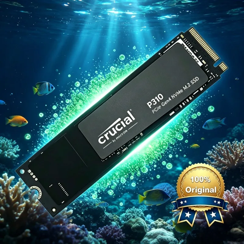P310 1TB 2TB 2280 PCIe Gen4 3D NAND NVMe M.2 SSD–Up to 7 Crucial 100 MB/s,Internal Solid State Drive (PC)(OEM PACKAGE)
P310 1TB 2TB 2280 PCIe Gen4 3D NAND NVMe M.2 SSD–Up to 7 Crucial 100 MB/s,Internal Solid State Drive (PC)(OEM PACKAGE)