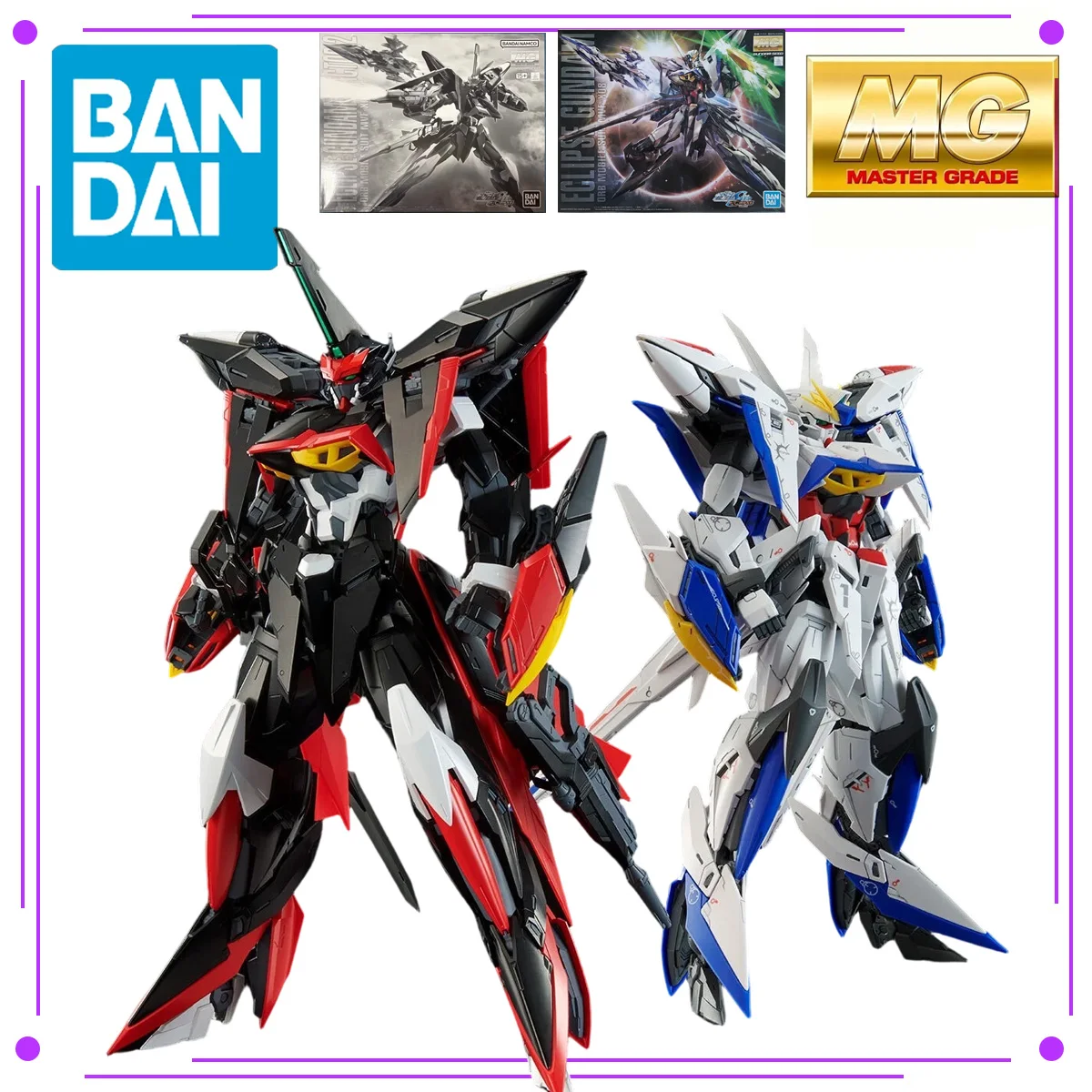 BANDAI SPIRITS MG 1/100 MVF-X08 Eclipse Gundam Mobile Suit SEED ECLIPSE Transformable Assembly Model Kit Collectible Gift
BANDAI SPIRITS MG 1/100 MVF-X08 Eclipse Gundam Mobile Suit SEED ECLIPSE Transformable Assembly Model Kit Collectible Gift