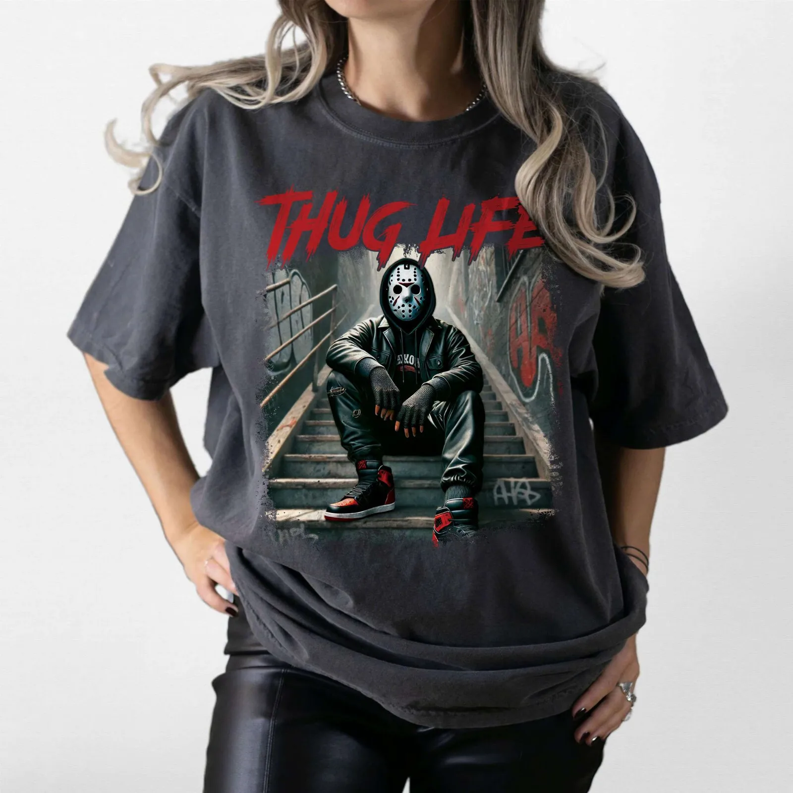 Jason Voorhees Thug Life T-Shirt, Halloween 2024 Horror Icons, Movie Killers Tee
Jason Voorhees Thug Life T-Shirt, Halloween 2024 Horror Icons, Movie Killers Tee