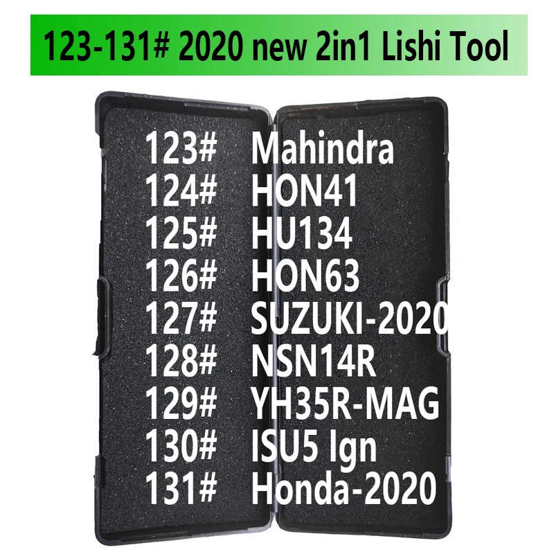 Новинка 123-131 #2020, 2 в 1, инструмент Lishi HU134 HON63 Honor 41, Φ NSN14R ISU5 Ign для Mahindra, suzuki 2020
Новинка 123-131 #2020, 2 в 1, инструмент Lishi HU134 HON63 Honor 41, Φ NSN14R ISU5 Ign для Mahindra, suzuki 2020