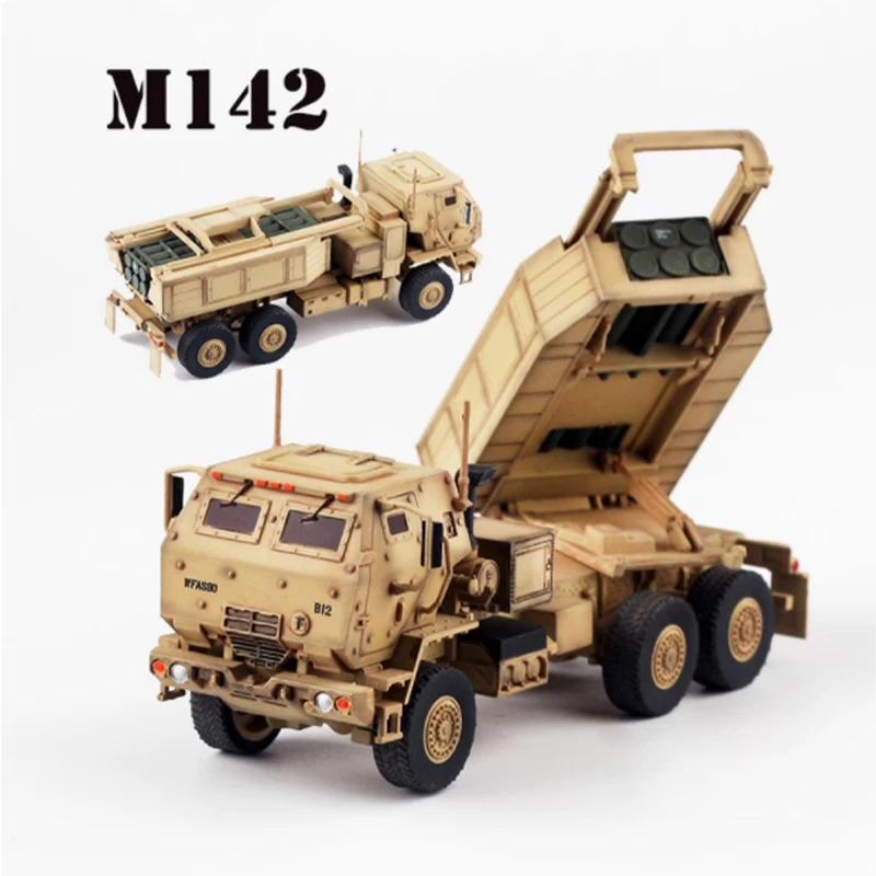 63018 1/72 Scale American M142 HIMARS High Mobility Artillery Rocket System Simulation Armored Vehicle Model Ornament Gift 
63018 1/72 Scale American M142 HIMARS High Mobility Artillery Rocket System Simulation Armored Vehicle Model Ornament Gift