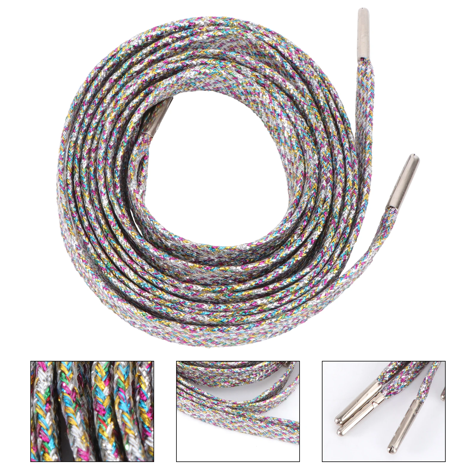 Metal Head Shoelaces Electroplated Plastic Sheet Compatible Casual Shoes Sneakers Shoe Tie Strings Decorative Hole Straps
Metal Head Shoelaces Electroplated Plastic Sheet Compatible Casual Shoes Sneakers Shoe Tie Strings Decorative Hole Straps