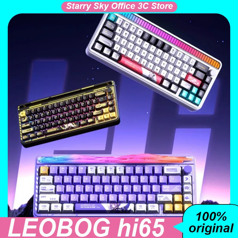 LEOBOG hi65 Wireless Tri-mode Mechanical Keyboard 66Keys 4000mAh RGB Gasket Hot Swap CNC PC Esports Laptop Gaming Keyboards
LEOBOG hi65 Wireless Tri-mode Mechanical Keyboard 66Keys 4000mAh RGB Gasket Hot Swap CNC PC Esports Laptop Gaming Keyboards