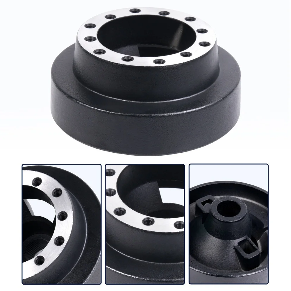 Racing Car Upgrade Black Steering Hub Adapter Aluminum Construction Precision Design Compact Dimensions Track Day
Racing Car Upgrade Black Steering Hub Adapter Aluminum Construction Precision Design Compact Dimensions Track Day