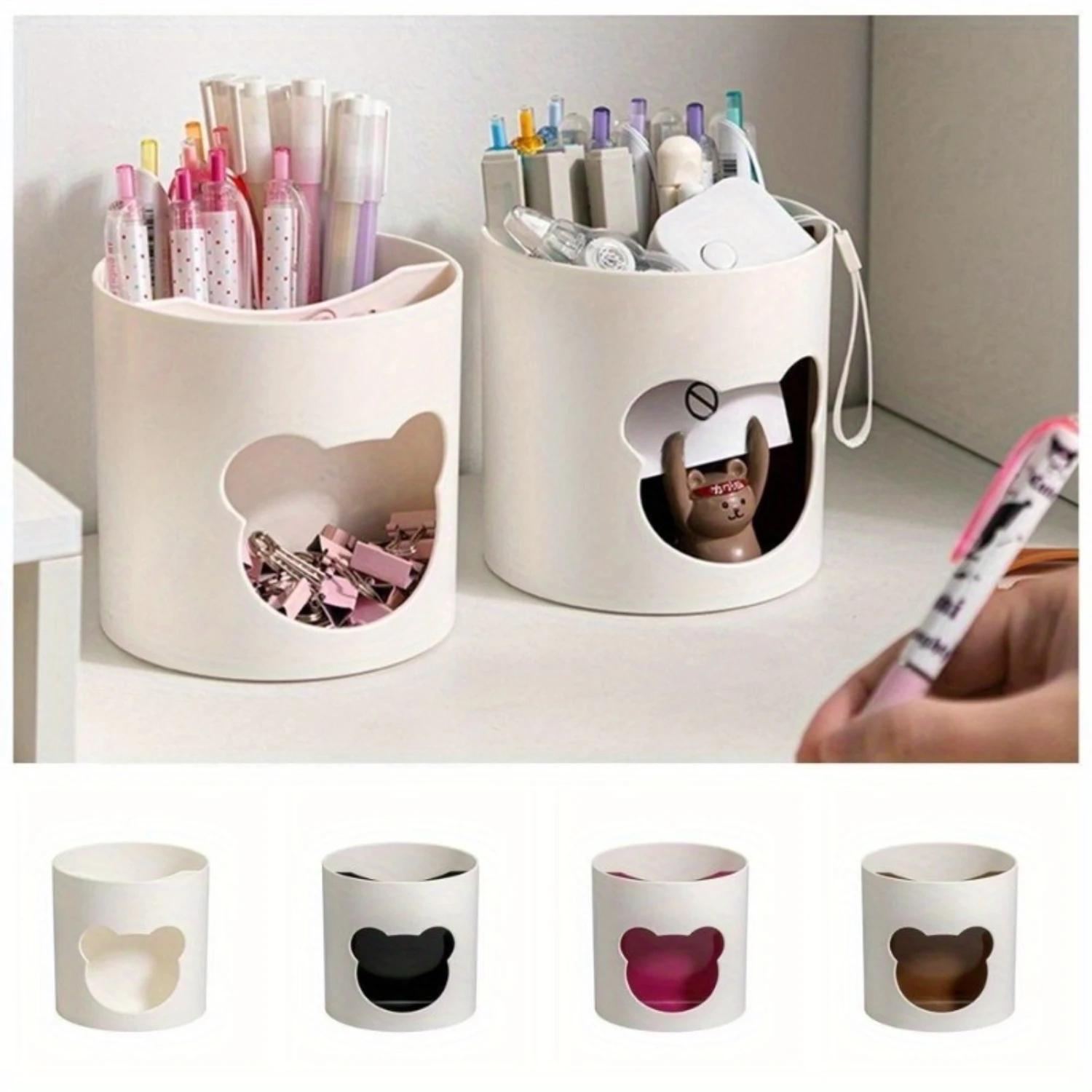 1pc Kawaii Pen Holder Multifunction Holder Container Desktop Organizer Office Supplies Stationery Pencil Box
1pc Kawaii Pen Holder Multifunction Holder Container Desktop Organizer Office Supplies Stationery Pencil Box