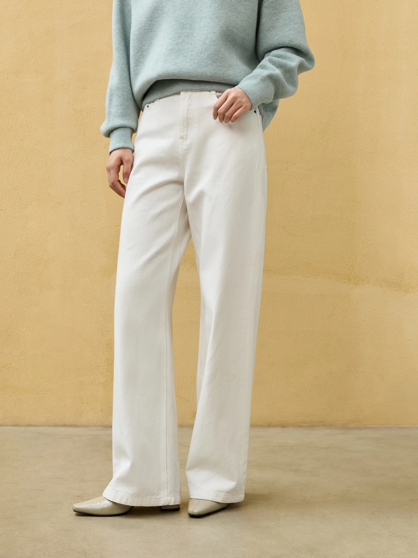 Новые хлопковые повседневные широкие брюки Jaimin, прямые джинсы из денима белого цвета, хорошо сидящие, женские, модные, осень 2025
Новые хлопковые повседневные широкие брюки Jaimin, прямые джинсы из денима белого цвета, хорошо сидящие, женские, модные, осень 2025