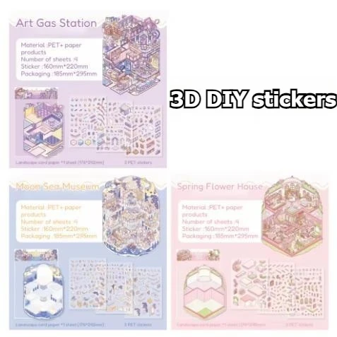 3D DIY наклейки сцены дома, забавный подарок для детей, книга, пейзаж, развивающие игрушки, набор наклеек
3D DIY наклейки сцены дома, забавный подарок для детей, книга, пейзаж, развивающие игрушки, набор наклеек 
