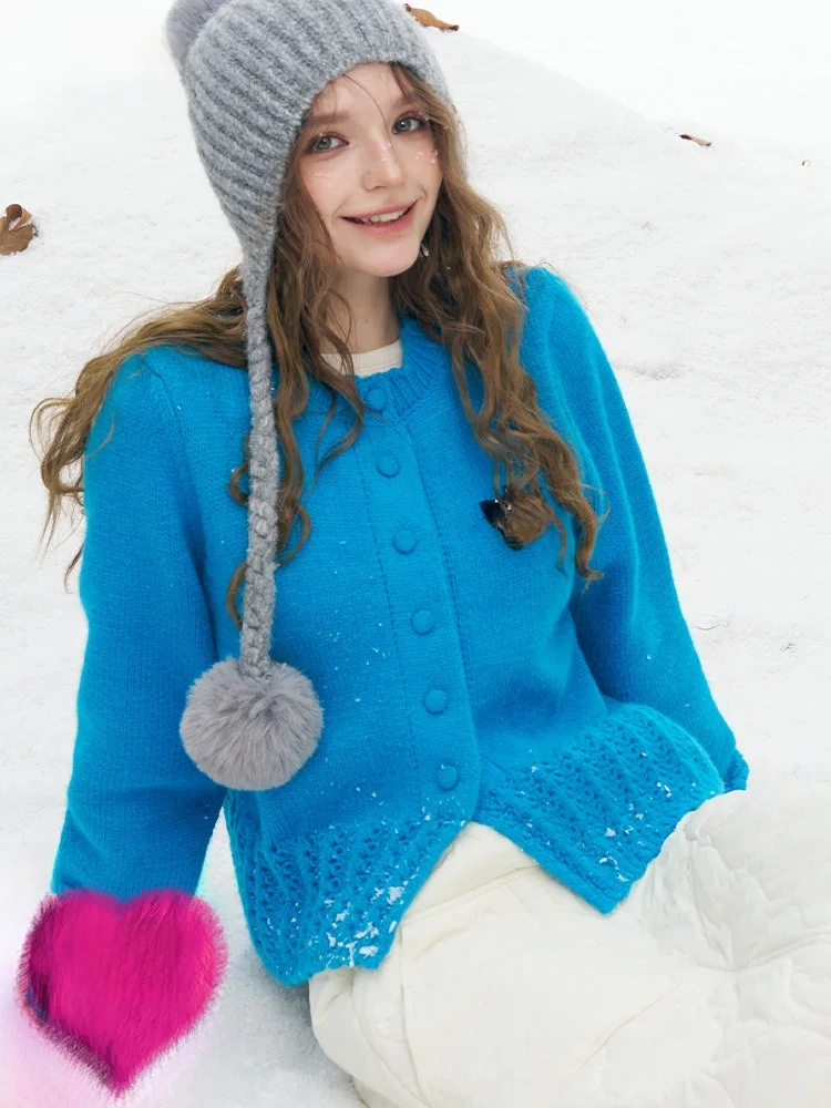 Sweet Blue Hollow out Knitwear Women's Winter Thiened Lazy Sle Casual round Ne Long Sve Sweater Elf Sa Brand
Sweet Blue Hollow out Knitwear Women's Winter Thiened Lazy Sle Casual round Ne Long Sve Sweater Elf Sa Brand