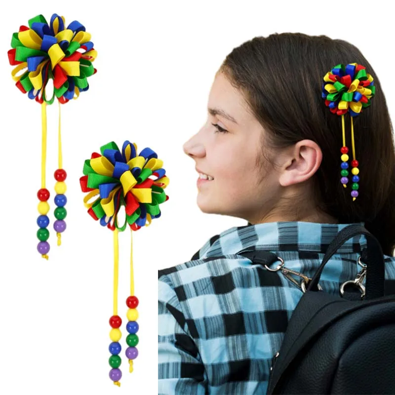 ncmama Back To School Ribbon Flowers Hair Clips for Women Girls Tassel Pendant Hairpin Child Headwear Barrettes Hair Accessories
ncmama Back To School Ribbon Flowers Hair Clips for Women Girls Tassel Pendant Hairpin Child Headwear Barrettes Hair Accessories