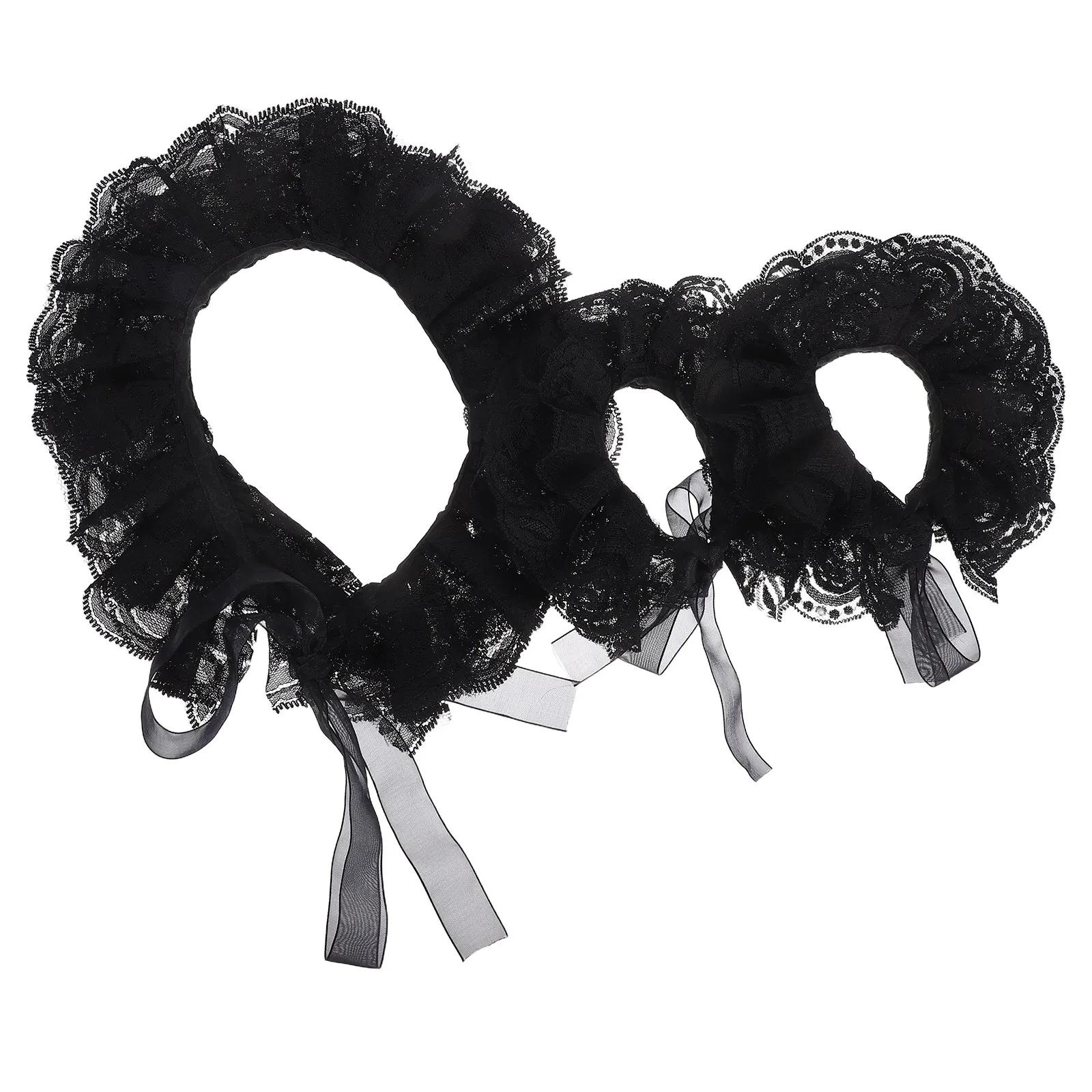 1Set Elegant Black Lace Neck Collar and Wrist Cuffs Victorian Renaissance Costume Set for Themed Parties Theater
1Set Elegant Black Lace Neck Collar and Wrist Cuffs Victorian Renaissance Costume Set for Themed Parties Theater
