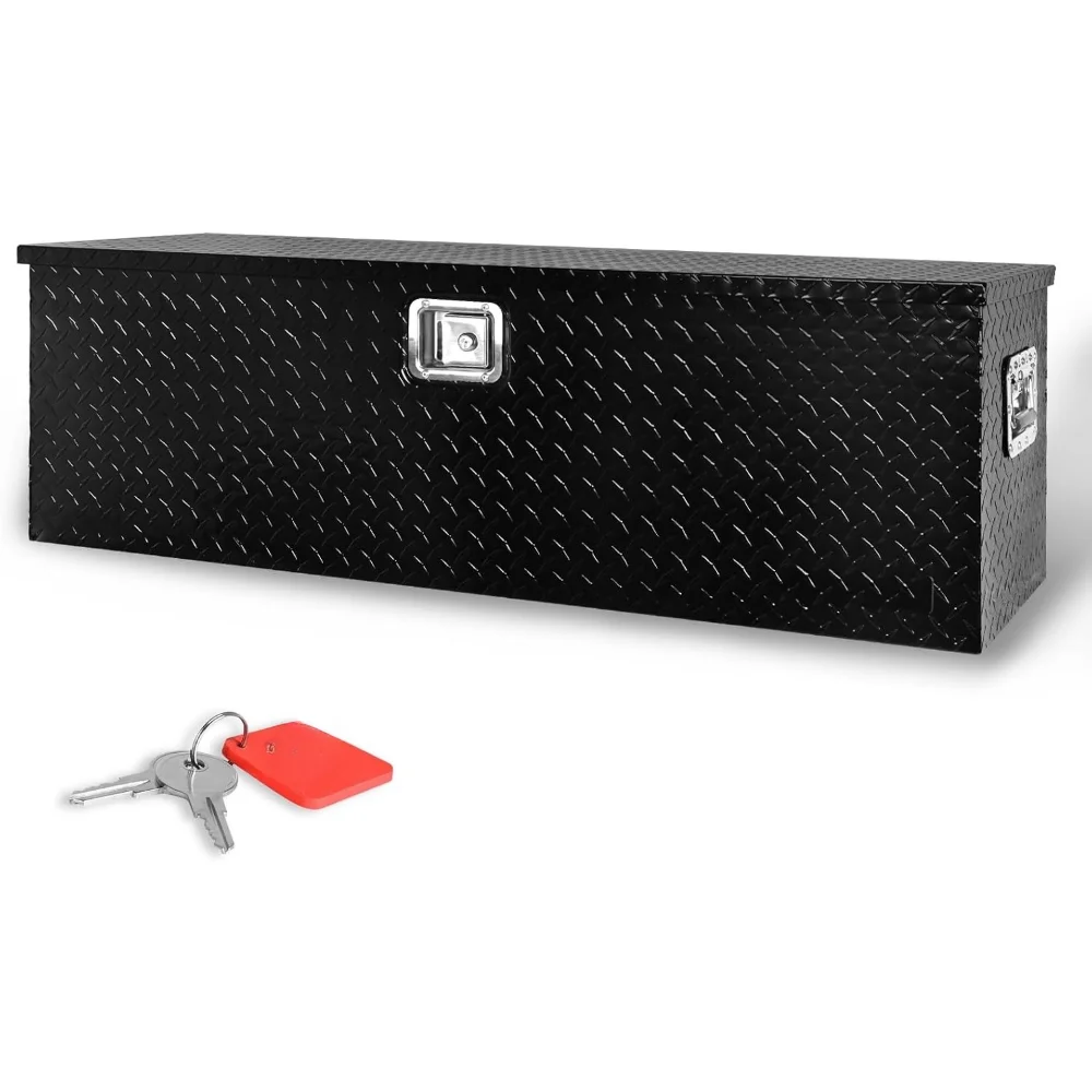49 Inch Aluminum Truck Tool Box for Pickup Truck Bed RV Toolbox - Heavy Duty Waterproof Storage Organizer Chest with Handle
49 Inch Aluminum Truck Tool Box for Pickup Truck Bed RV Toolbox - Heavy Duty Waterproof Storage Organizer Chest with Handle