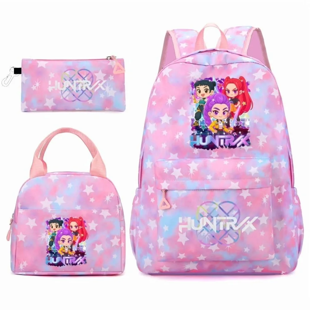 KPop Demon Hunter Snow Print Backpack for Teens Large Capacity Schoolbag with Shoulder Strap Girls Casual Travel Mochilas
KPop Demon Hunter Snow Print Backpack for Teens Large Capacity Schoolbag with Shoulder Strap Girls Casual Travel Mochilas