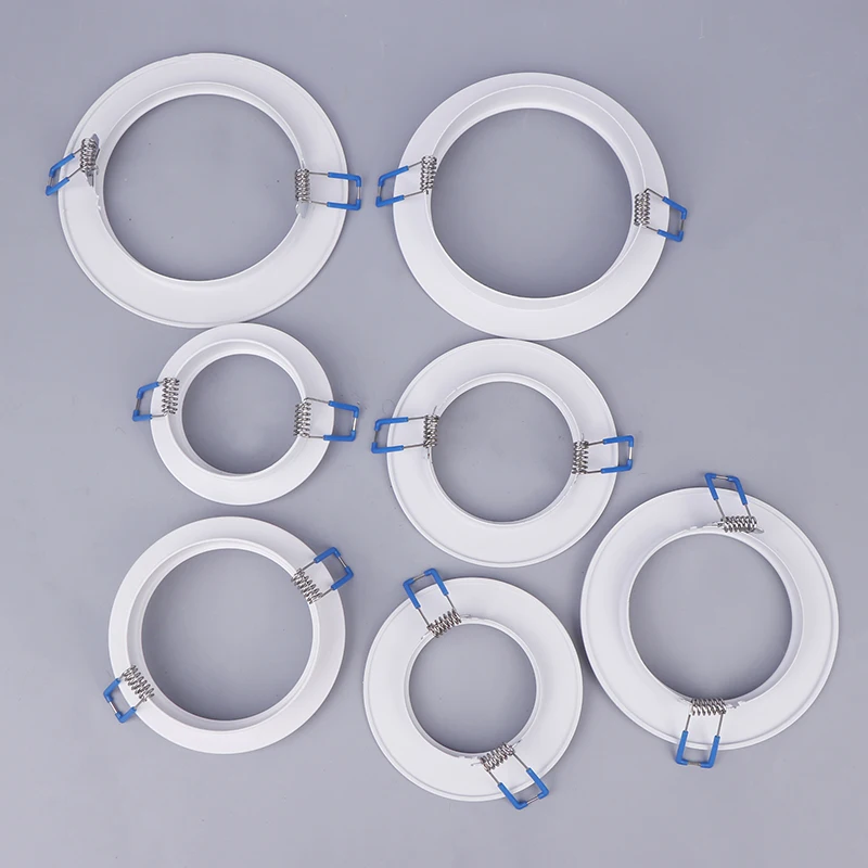 New LED Downlight Spotlight Bracket Light Stand Adapters Lamp Shade Ring Hole Enlarge White Outer Frames Cut Out Remedial Circle
New LED Downlight Spotlight Bracket Light Stand Adapters Lamp Shade Ring Hole Enlarge White Outer Frames Cut Out Remedial Circle
