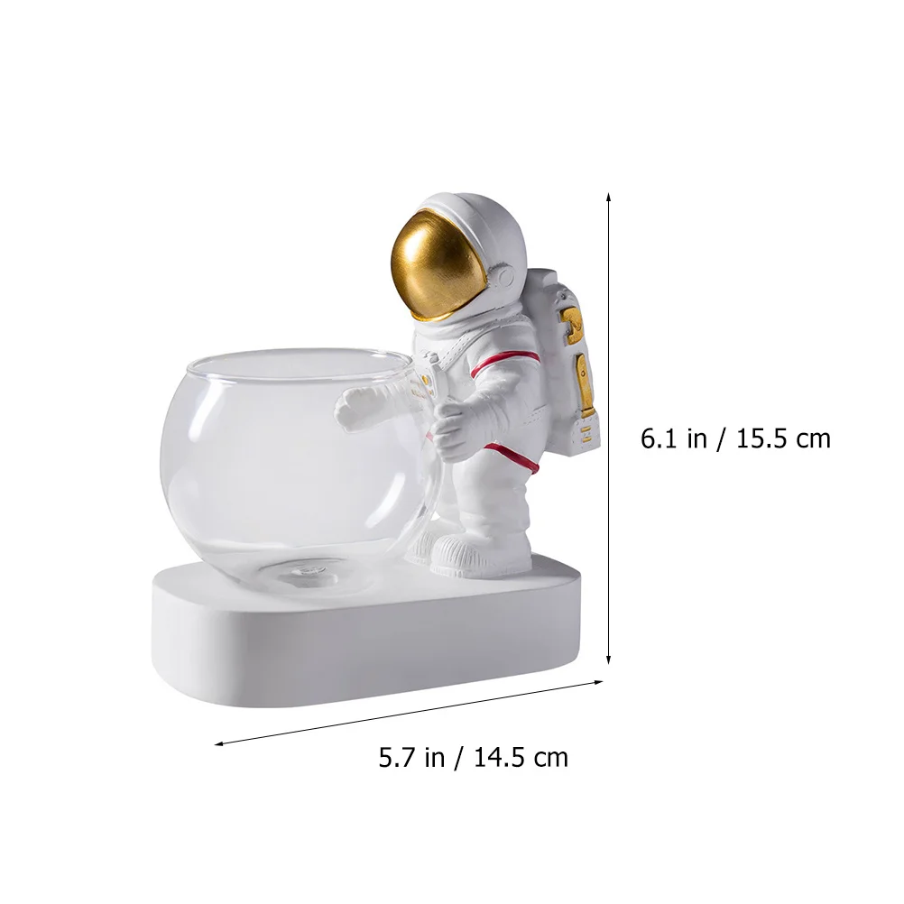 Resin Astronaut Water Planter Glass Vase Lamp Fashionable Adorable Style Home Store Decoration Strong Art Sense
Resin Astronaut Water Planter Glass Vase Lamp Fashionable Adorable Style Home Store Decoration Strong Art Sense