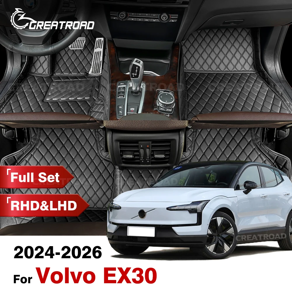 GREATROAD пользовательские автомобильные коврики для Volvo EX30 2024-2026 автомобильный ковер чехол детали интерьера аксессуары защитная накладка
GREATROAD пользовательские автомобильные коврики для Volvo EX30 2024-2026 автомобильный ковер чехол детали интерьера аксессуары защитная накладка