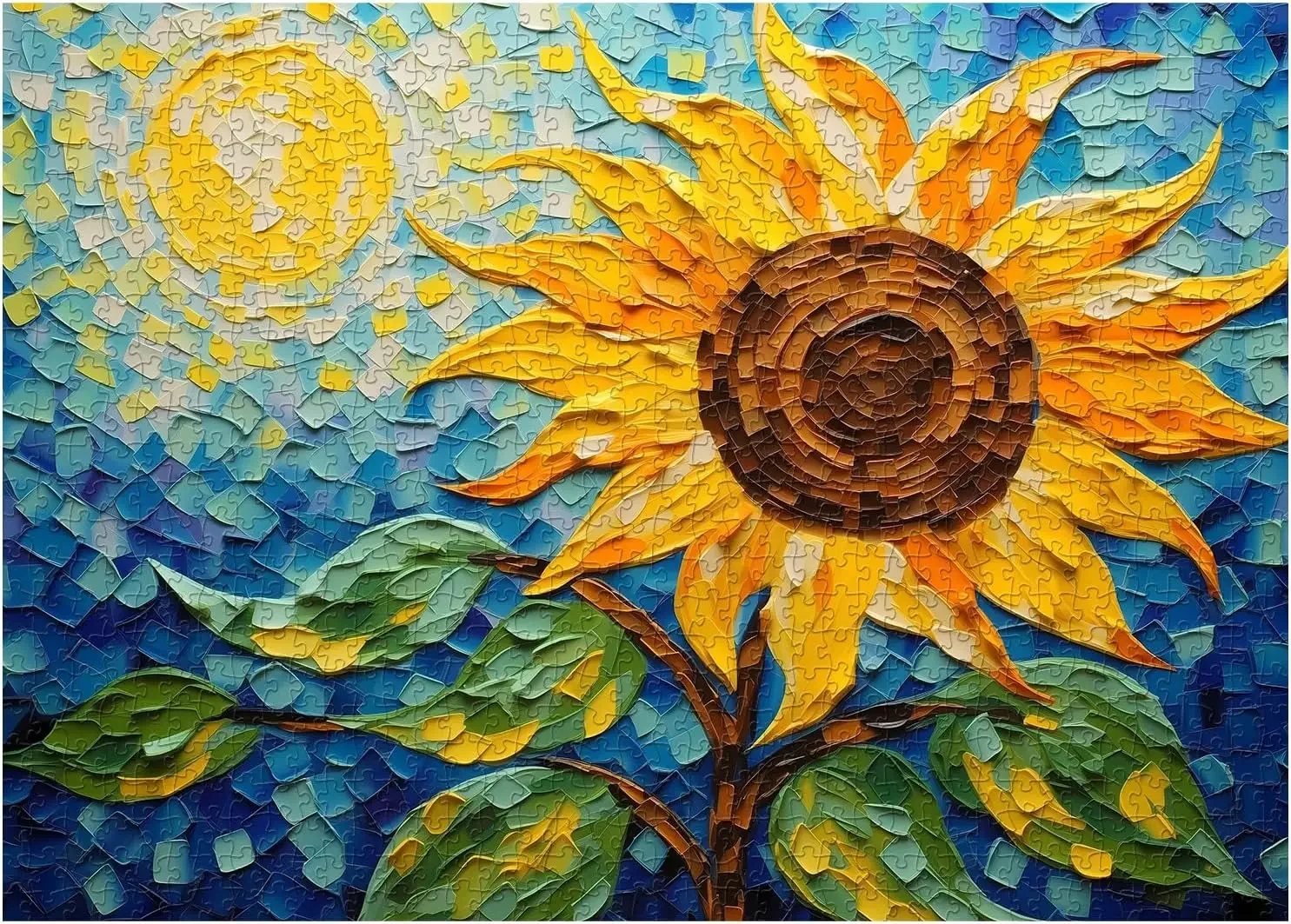 Пазлы с подсолнухом 75x50 см для взрослых, 1000 шт., мозаика, цветы, живопись, винтажные растения, цветочное искусство, деревянные головоломки
Пазлы с подсолнухом 75x50 см для взрослых, 1000 шт., мозаика, цветы, живопись, винтажные растения, цветочное искусство, деревянные головоломки
