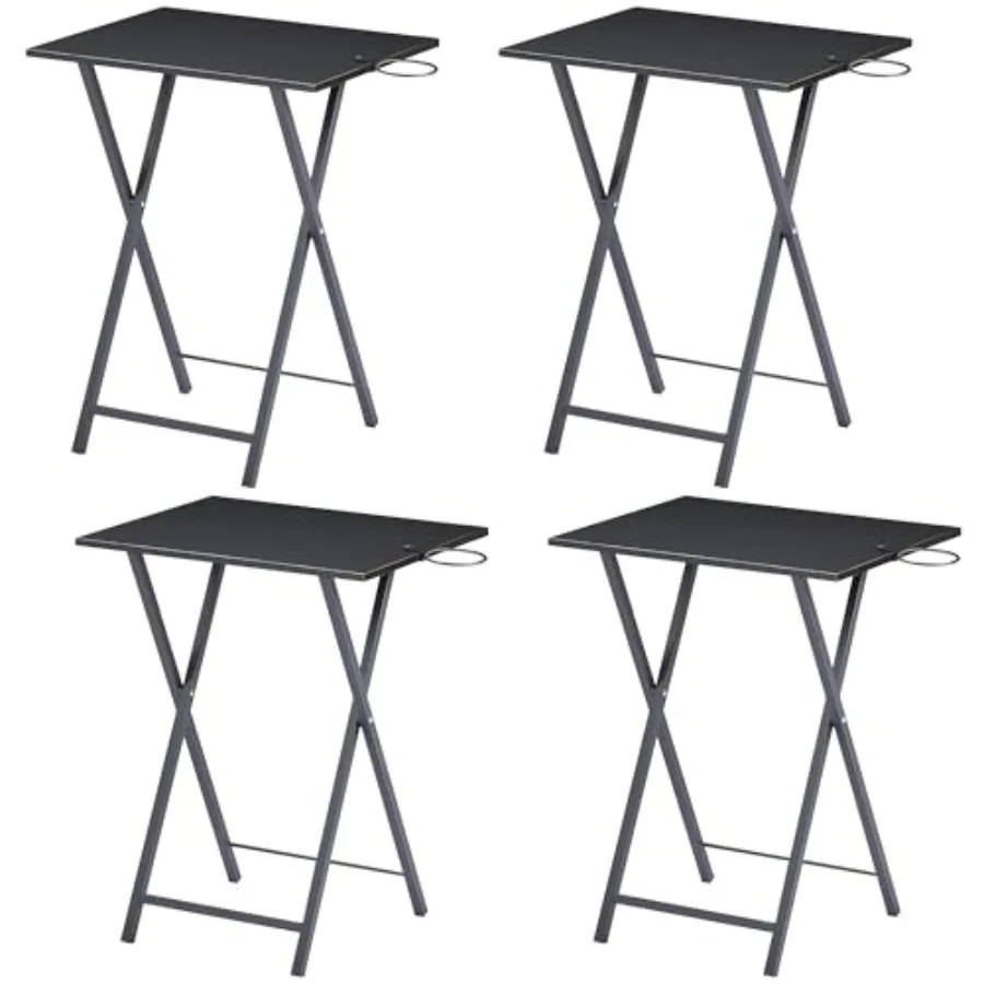Folding TV Tray for Eating Portable Dinner/Snack Table with Cup Holder for Couch Living Room and Small Space
Folding TV Tray for Eating Portable Dinner/Snack Table with Cup Holder for Couch Living Room and Small Space