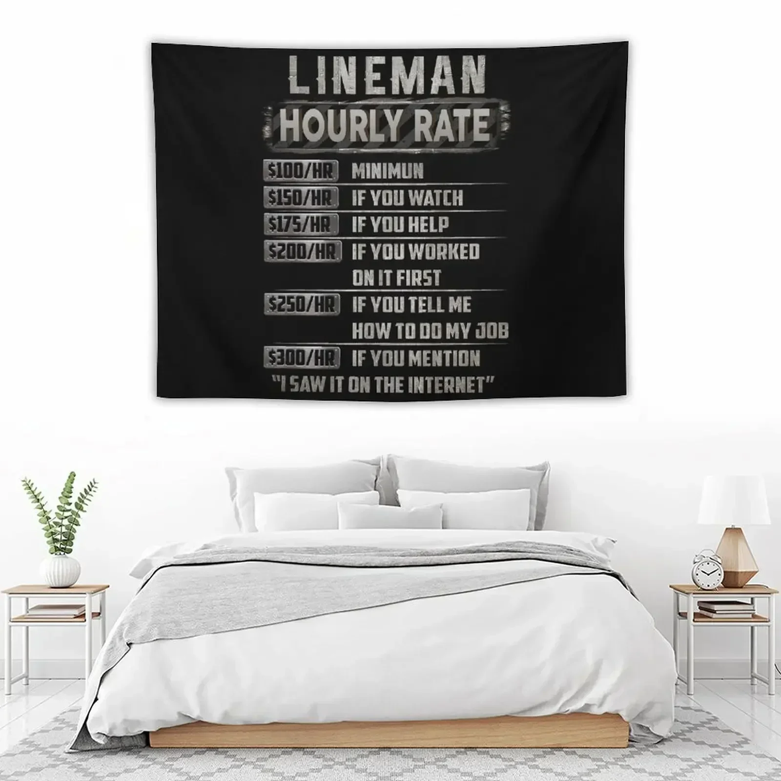 Lineman hourly rate Tapestry Mushroom Bed Room Decoration Outdoor Decoration Tapestry
Lineman hourly rate Tapestry Mushroom Bed Room Decoration Outdoor Decoration Tapestry
