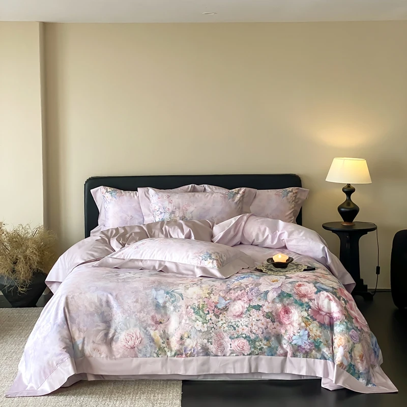 Premium 1000TC Egyptian Cotton Flower Digital Printing Soft Silky Bedding Set Duvet Cover Flat/Fitted Bed Sheet Pillowcases 4Pcs
Premium 1000TC Egyptian Cotton Flower Digital Printing Soft Silky Bedding Set Duvet Cover Flat/Fitted Bed Sheet Pillowcases 4Pcs