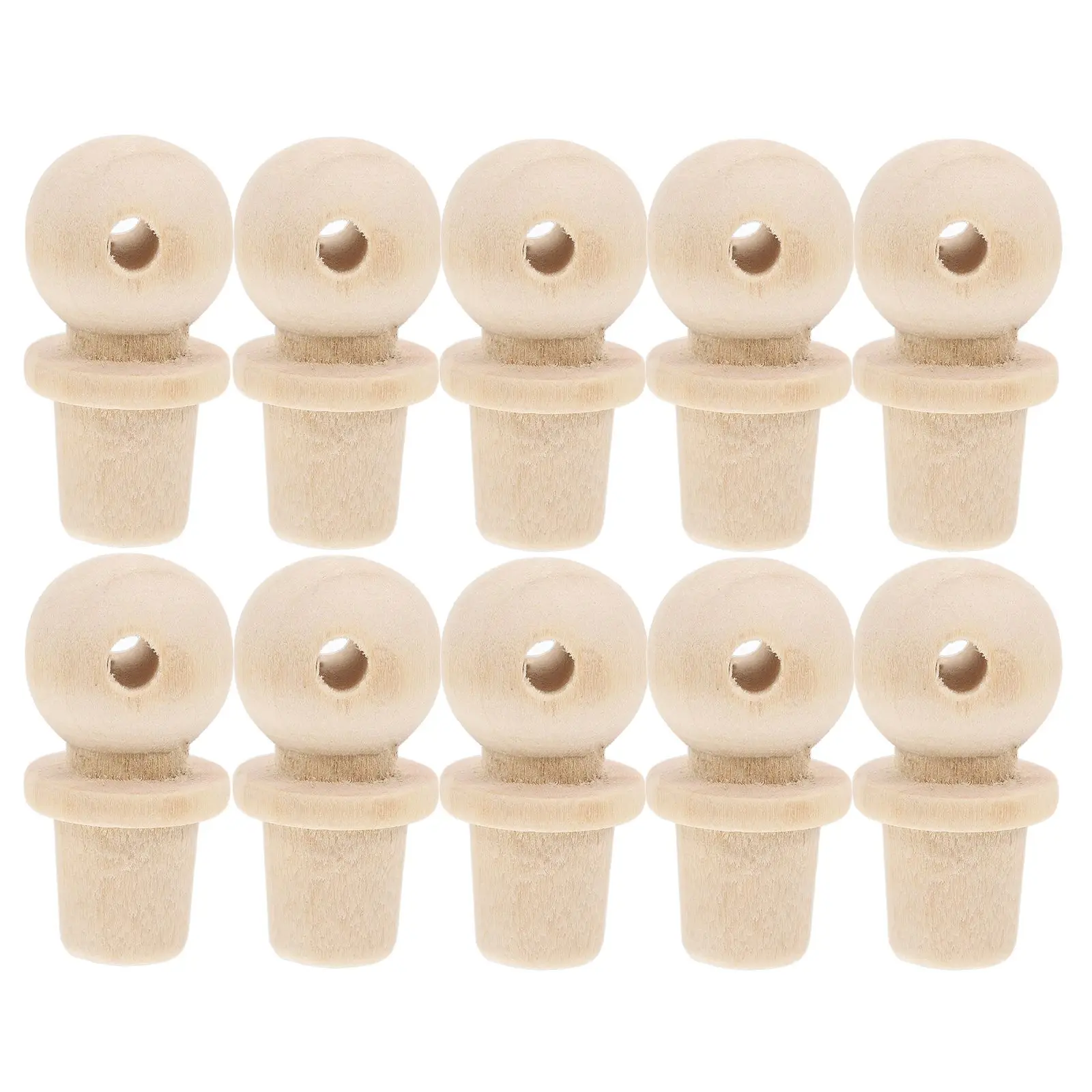 10 Pcs Gourd Stopper Accessories Easy Installation Wood Finials Cork Stoppers Bottle Sealer
10 Pcs Gourd Stopper Accessories Easy Installation Wood Finials Cork Stoppers Bottle Sealer
