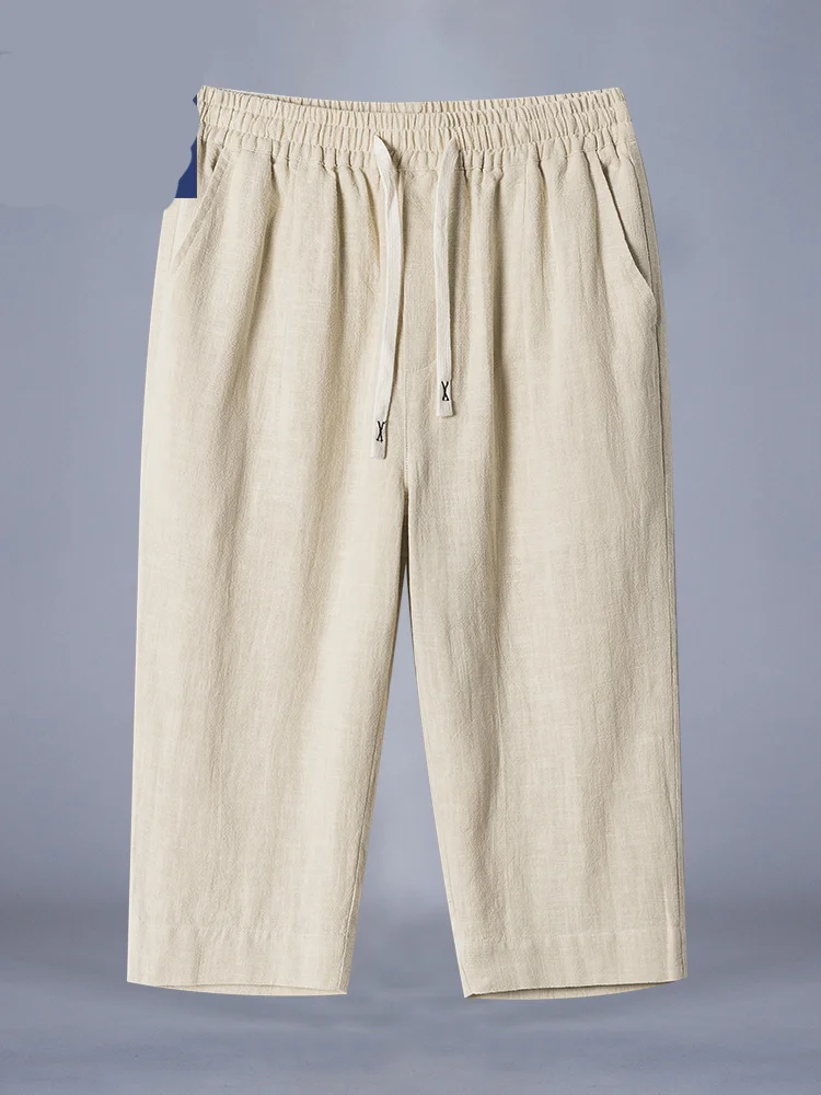 Loose Cotton Linen Men's Summer Straight Leg Seven-Foot Pants Thin New Chinese Sle orts Large Size Linen Trousers
Loose Cotton Linen Men's Summer Straight Leg Seven-Foot Pants Thin New Chinese Sle orts Large Size Linen Trousers