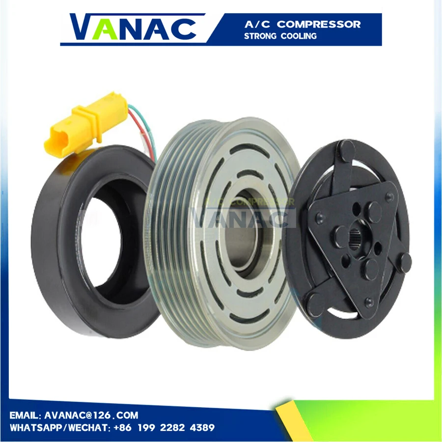 New SD6V12 AC Compressor Clutch for Mini Cooper R55 R56 R57 64529223392 64522758433 9655191680 64526942501 64522758145 5512735
New SD6V12 AC Compressor Clutch for Mini Cooper R55 R56 R57 64529223392 64522758433 9655191680 64526942501 64522758145 5512735