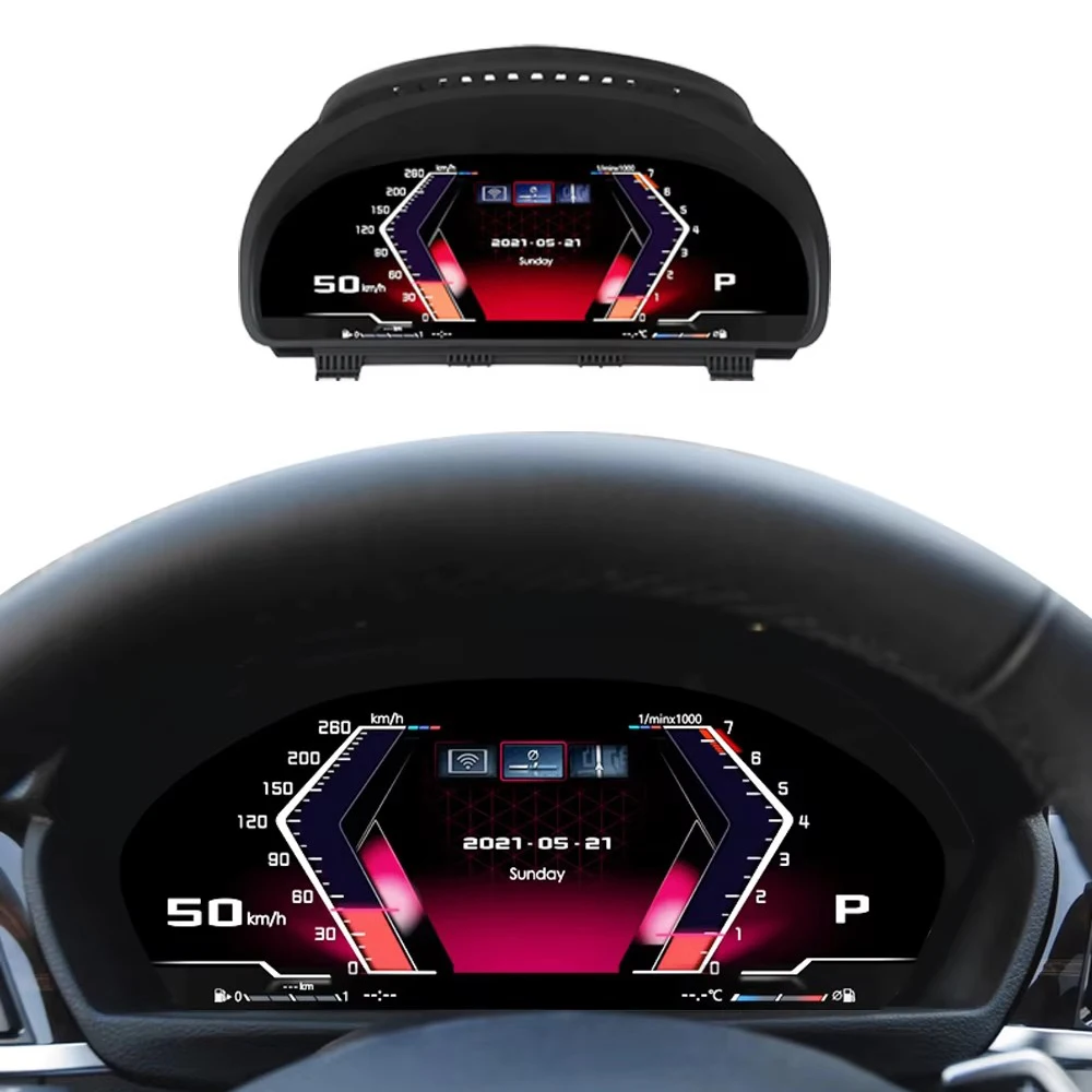 12.3'' LCD Dashboard Speedometer F10 Digital Cluster F10 F11 F20 F22 F25 F26 F30 F34 F48 F40 LCD Instrument Panel
12.3'' LCD Dashboard Speedometer F10 Digital Cluster F10 F11 F20 F22 F25 F26 F30 F34 F48 F40 LCD Instrument Panel