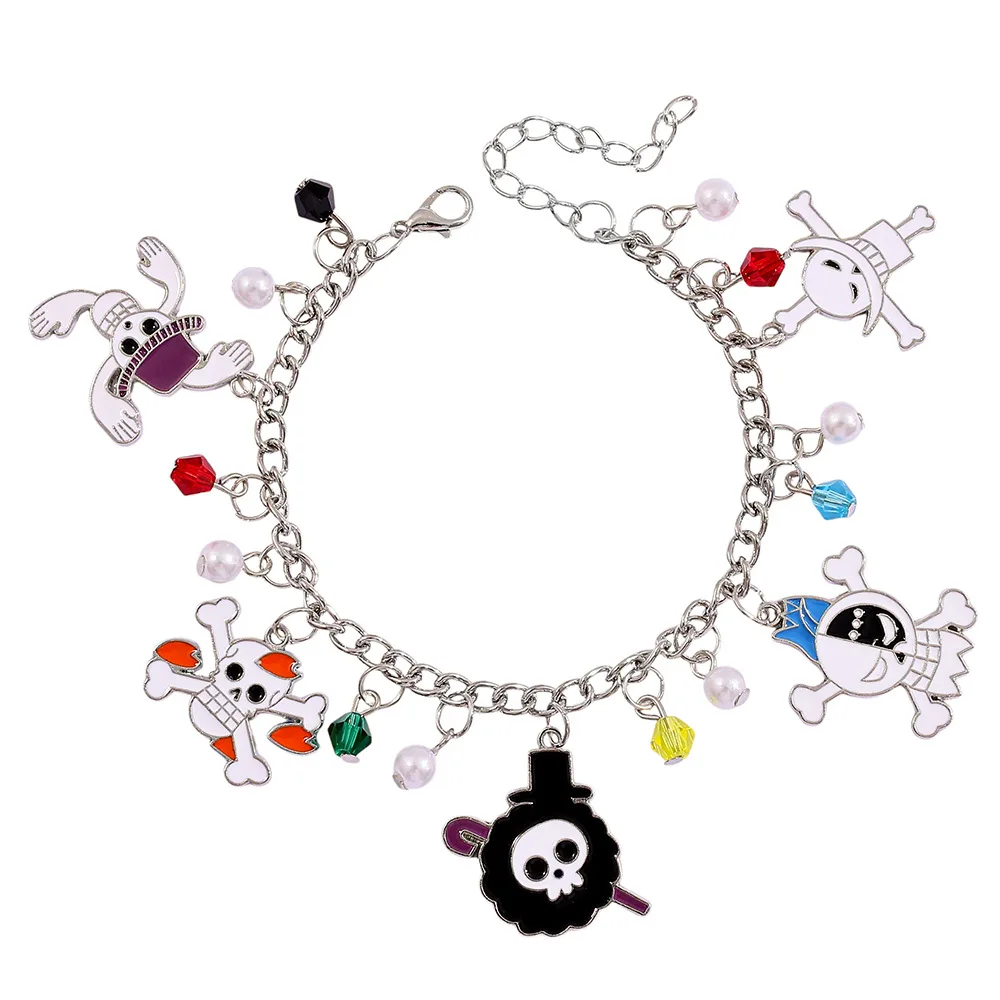 Cool Personalized Anime One Piece Skeleton Pendant Bracelet Fashionable Fans Jewelry Accessories Gift
Cool Personalized Anime One Piece Skeleton Pendant Bracelet Fashionable Fans Jewelry Accessories Gift